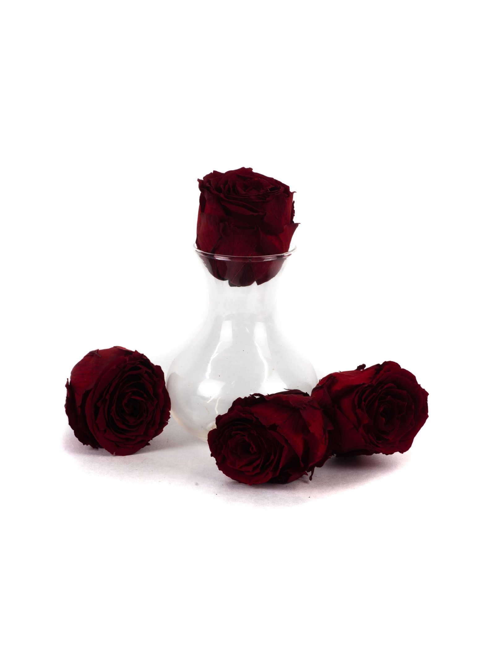 Rose20Dark20Red20-20420Head20-20Vase.jpg Rose 4 Heads Purple - Image 2